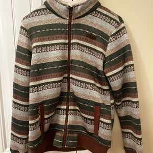 BRAND NEW Fleece Lined Cinch Zipup